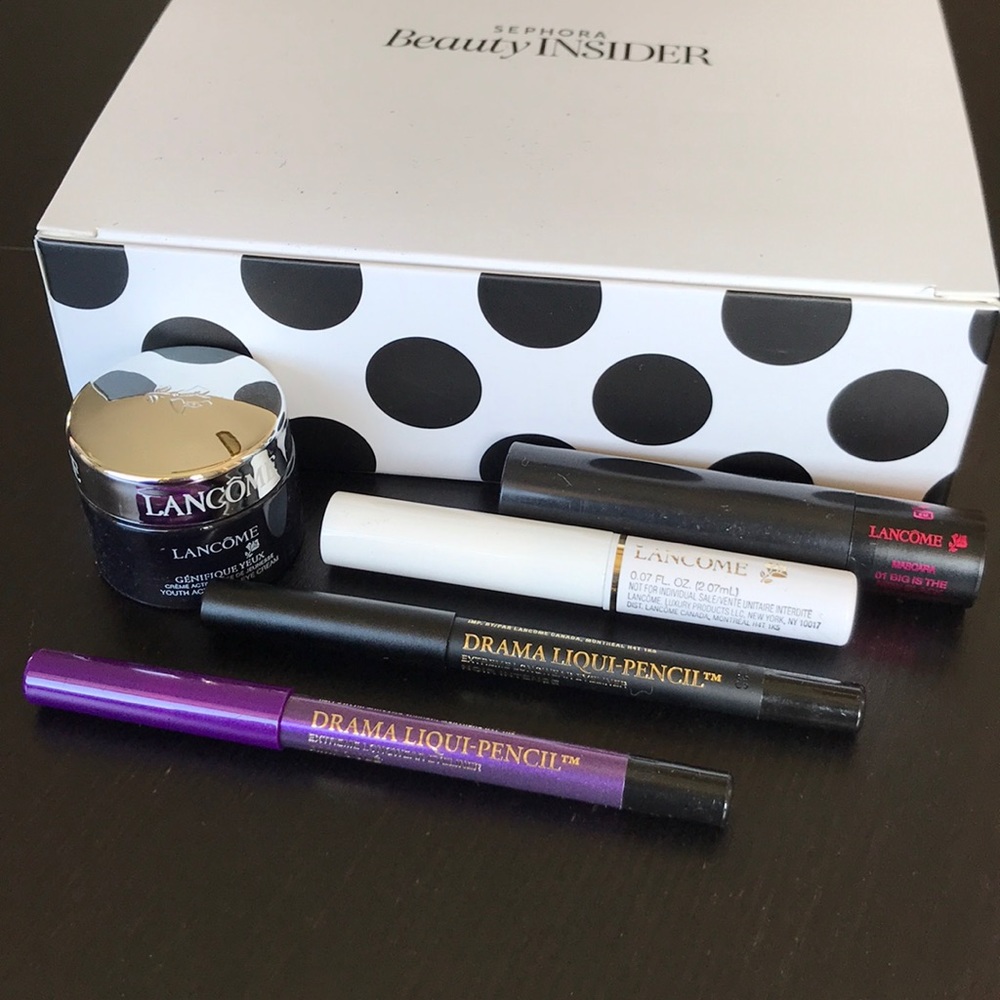 Sephora BI gift box with Lancôme eye essentialsNEW